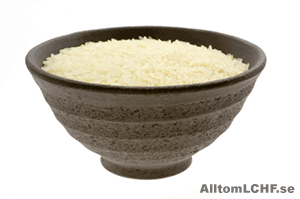 Blomkålsris istället för vanligt ris