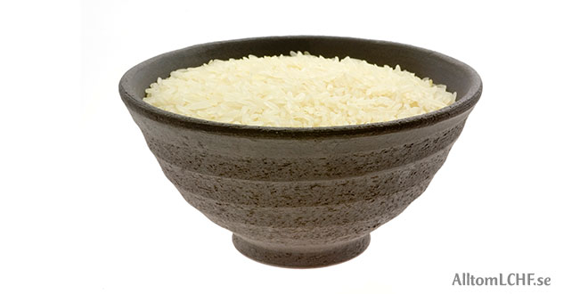 Alternativ till ris när man äter LCHF